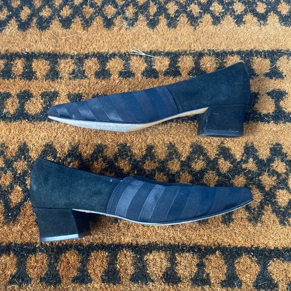 Vittorio Ricci Studio Vintage Black Heels size 7 - Picture 1 of 13